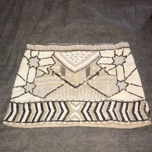 All Saints Hand embellished Skirt